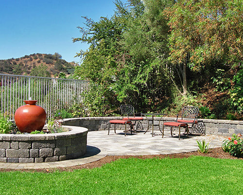 Remarkable Gardens Hardscaping Backyard Seating Area Gallery Image