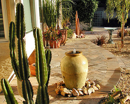 Remarkable Gardens Hardscaping Desert Backyard Gallery Image