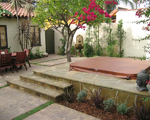 Remarkable Gardens Hardscaping Spa Gallery Image